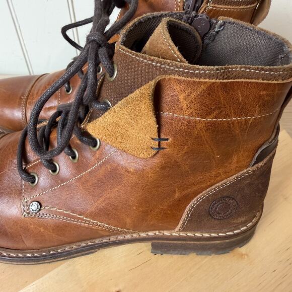 Bull Boxer Leather Boots Mens 41 EU/8 US Brown Ankle Western Business Casual - Picture 8 of 16